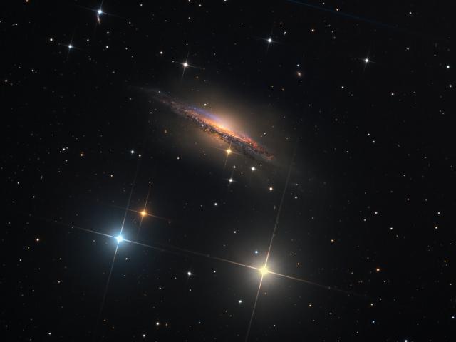 Portrait of NGC 1055