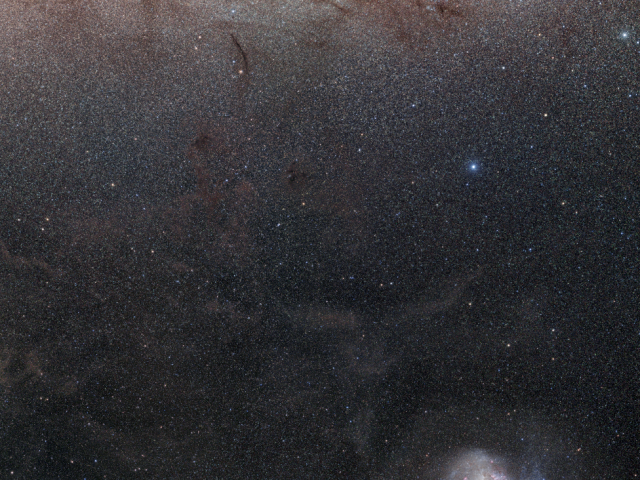 Galaxies and the South Celestial Pole