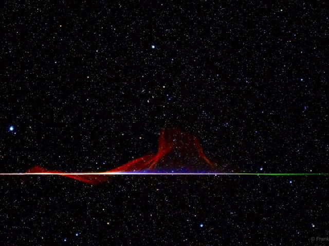 A Colorful Quadrantid Meteor