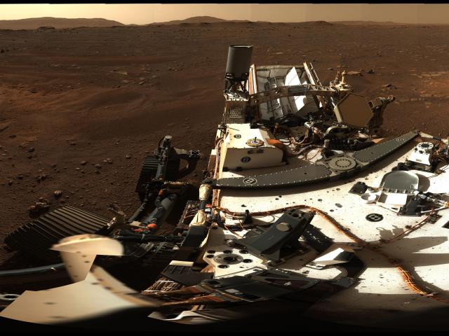 Mars Perseverance Sol 3
