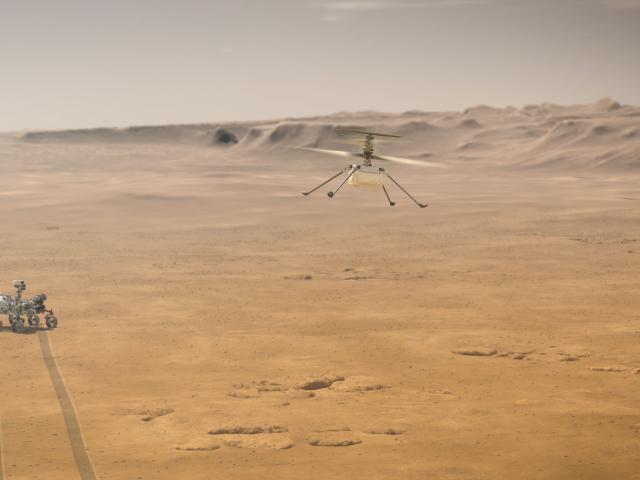 Ingenuity: A Mini Helicopter Now on Mars