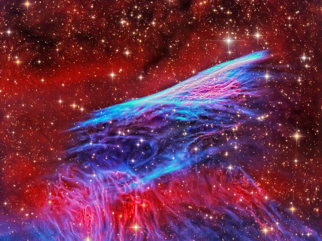 The Pencil Nebula Supernova Shock Wave