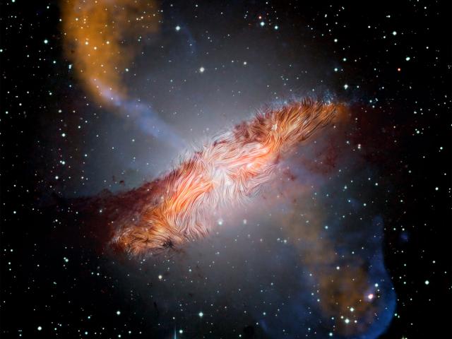 Centaurus As Warped Magnetic Fields