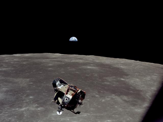 Apollo 11: Earth, Moon, Spaceship