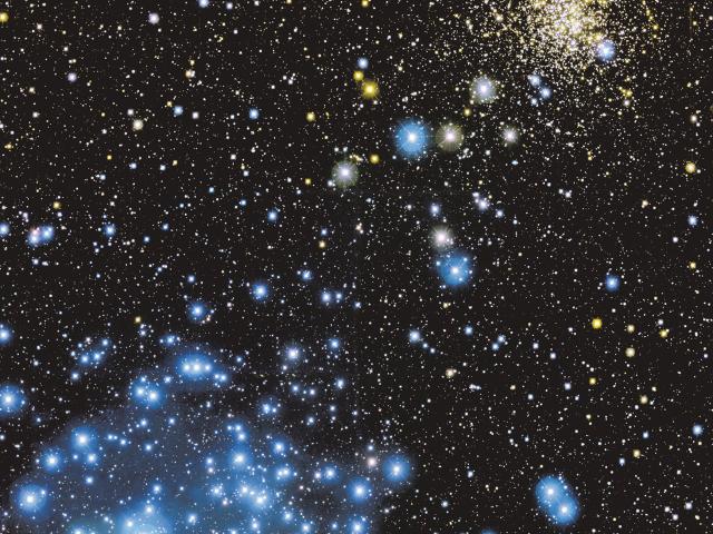 Star Clusters M35 and NGC 2158