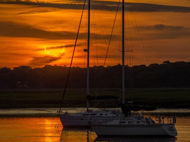 Eclipse on the Water
