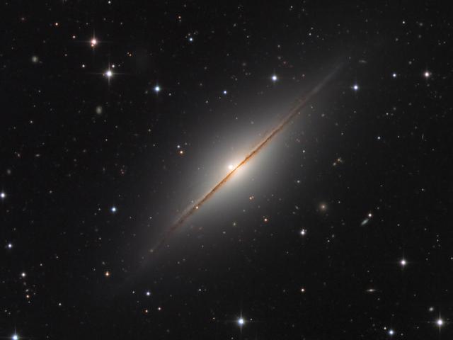 NGC 7814: Little Sombrero with Supernova