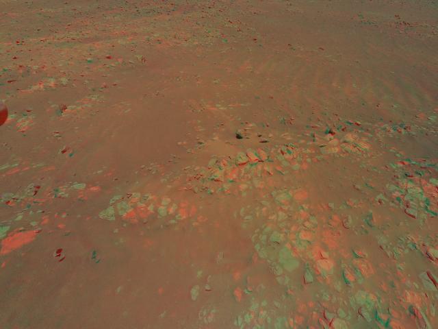 Jezero Crater: Raised Ridges in 3D