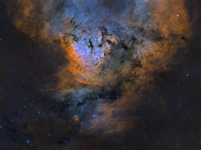 NGC 7822: Cosmic Question Mark
