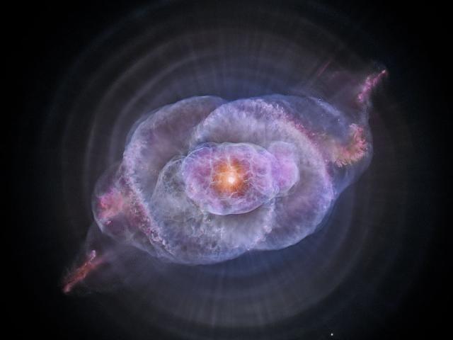 The Cats Eye Nebula in Optical and X-ray