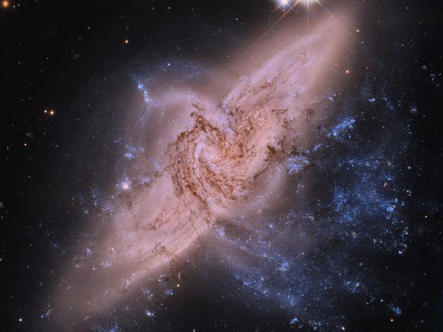 NGC 3314: When Galaxies Overlap