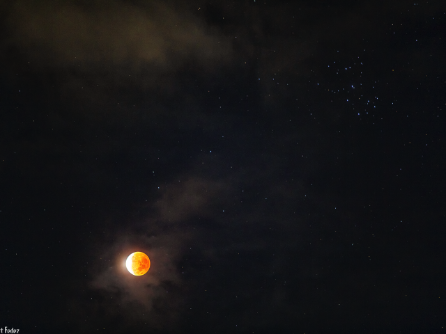 An Almost Total Lunar Eclipse