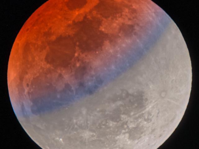 A Blue Banded Blood Moon