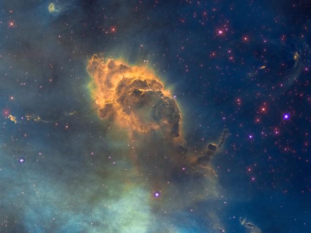 HH 666: Carina Dust Pillar with Jet
