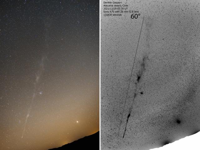The Further Tail of Comet Leonard