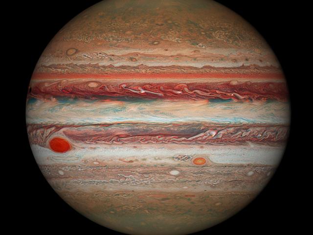 Hubbles Jupiter and the Shrinking Great Red Spot