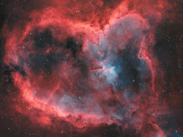 In the Heart of the Heart Nebula