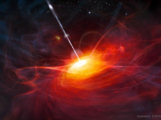 Illustration: An Early Quasar