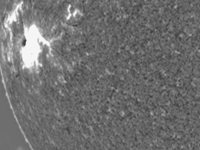 A Large Tsunami Shock Wave on the Sun