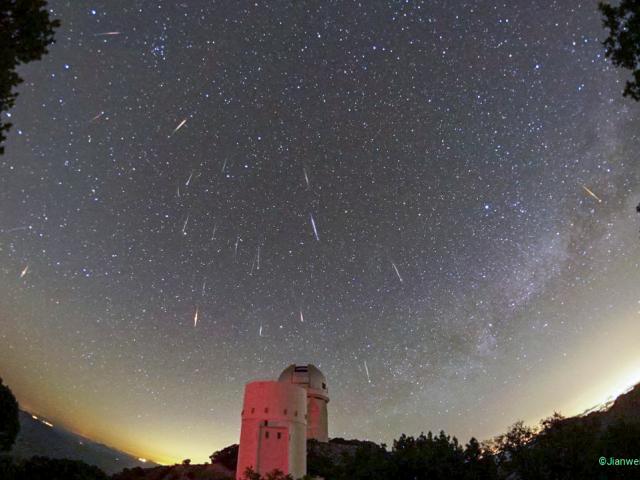 Tau Herculid Meteors over Kitt Peak Telescopes