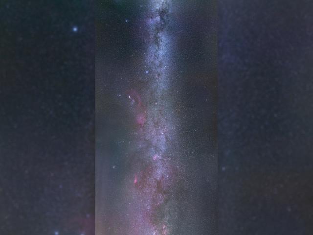 A 10,000 Kilometer Galactic Bridge