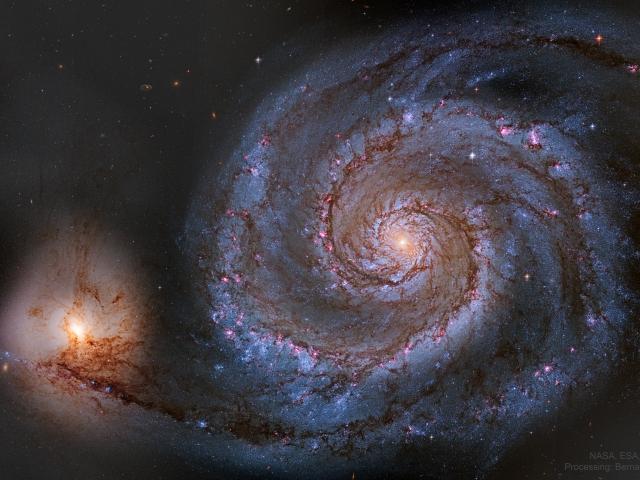 M51: The Whirlpool Galaxy from Hubble