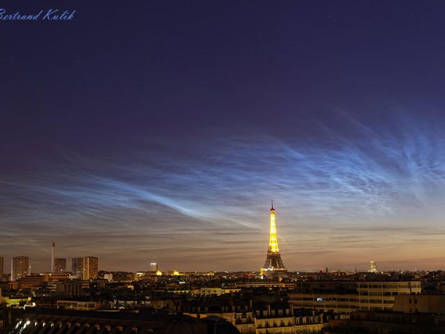 Noctilucent Clouds over Paris