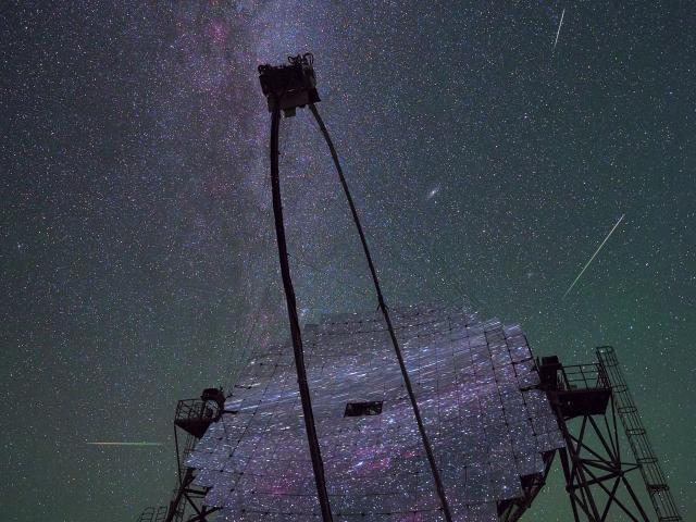 Perseids and MAGIC