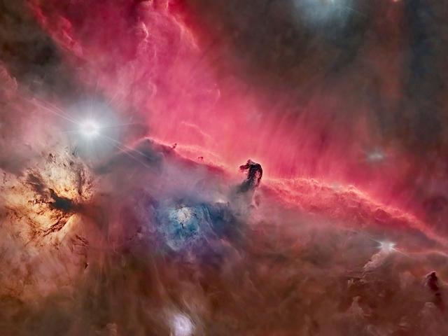 The Horsehead Nebula Region without Stars