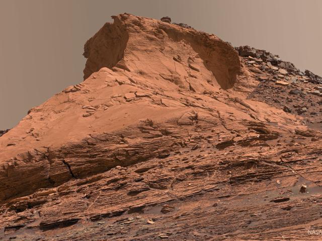 Siccar Point on Mars