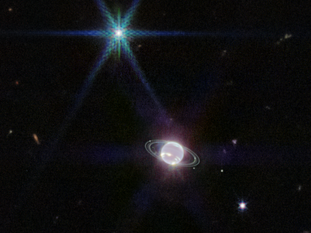 Ringed Ice Giant Neptune