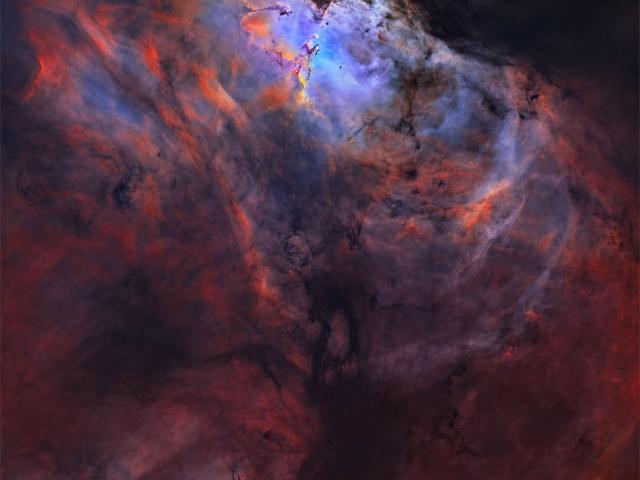Star Forming Eagle Nebula without Stars