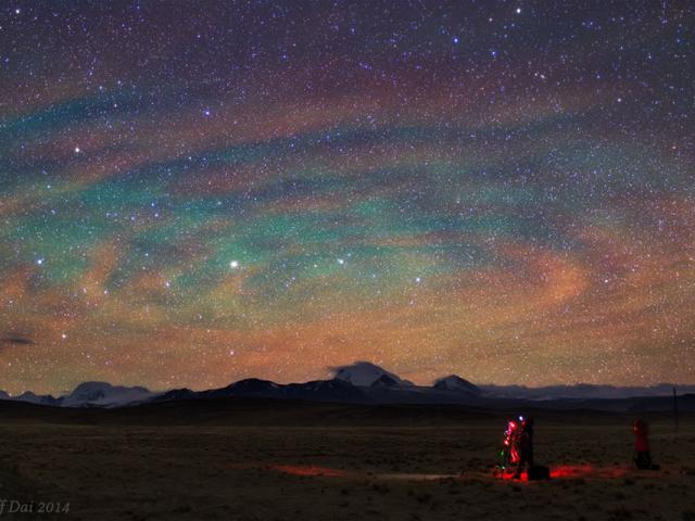 Airglow Ripples over Tibet
