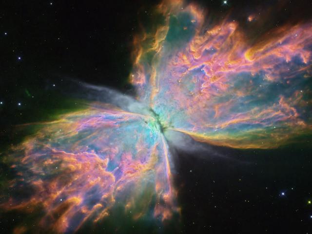The Butterfly Nebula from Hubble