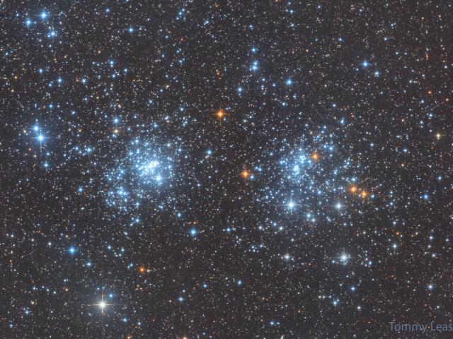 A Double Star Cluster in Perseus