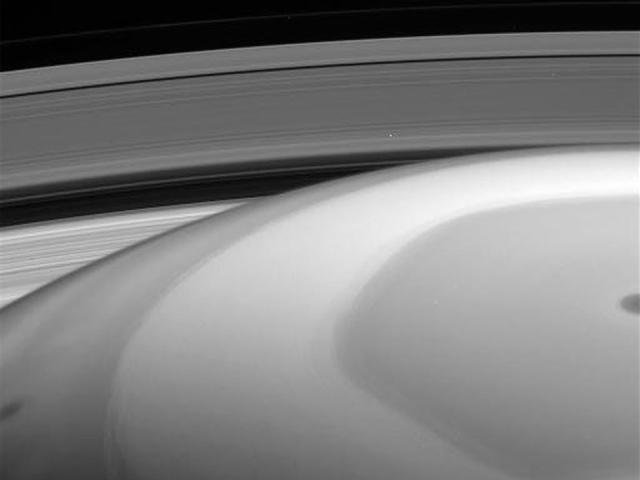 Cassini Looks Out from Saturn