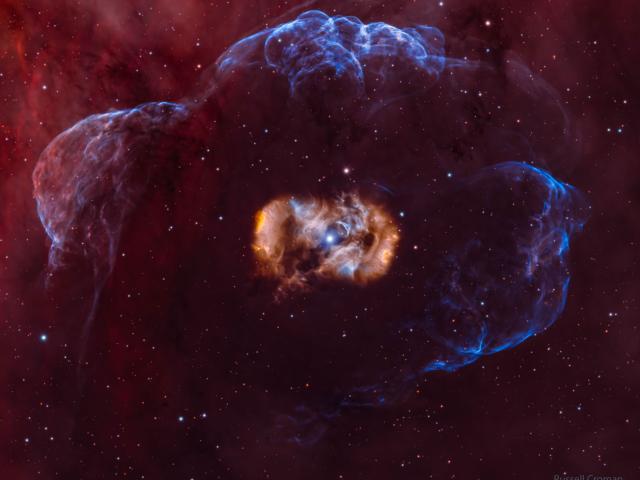 NGC 6164: Dragon’s Egg Nebula and Halo