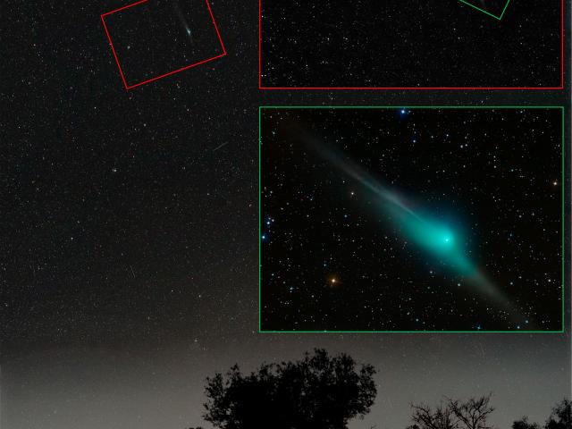 A Triple View of Comet ZTF