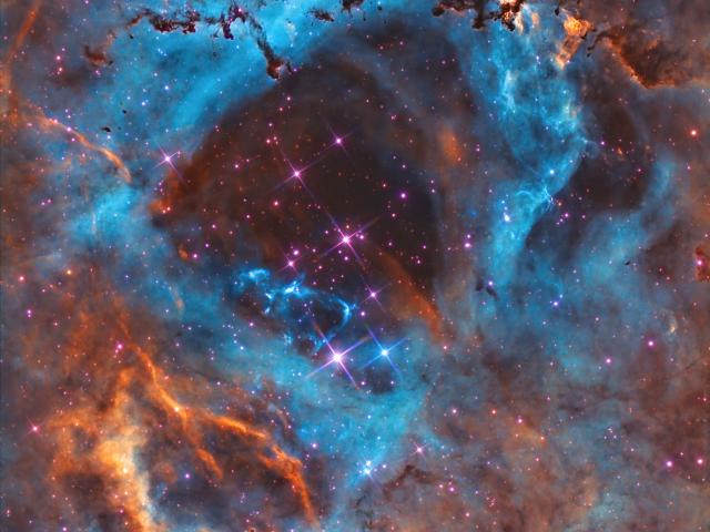 In the Heart of the Rosette Nebula