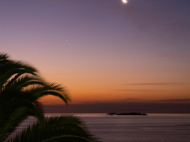 Crescent Moon Occultation