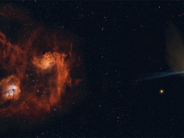 The Flaming Star Nebula