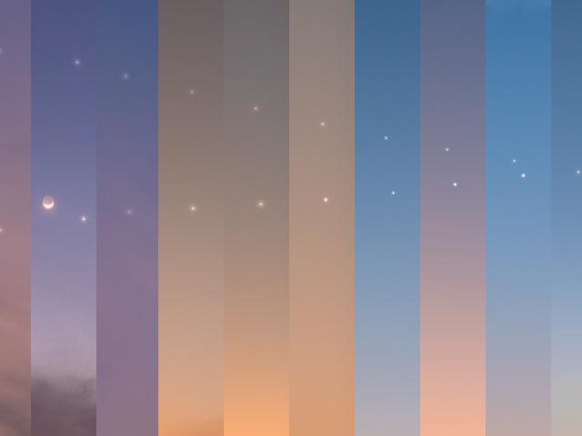 10 Days of Venus and Jupiter