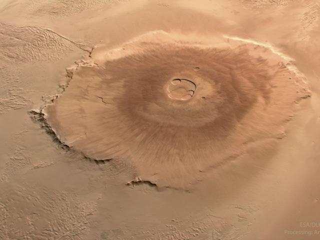 Olympus Mons: Largest Volcano in the Solar System