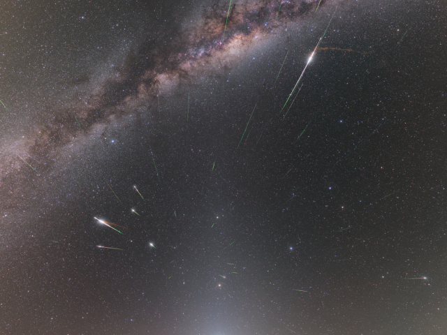 Halley Dust, Mars Dust, and Milky Way