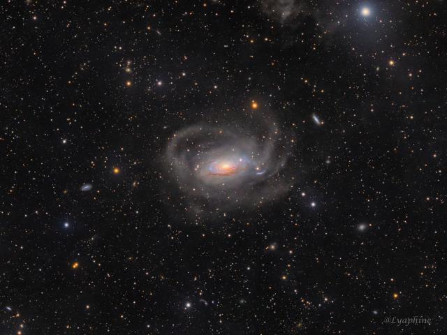 Curly Spiral Galaxy M63