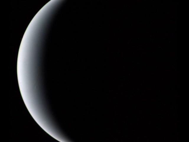 Crescent Neptune and Triton