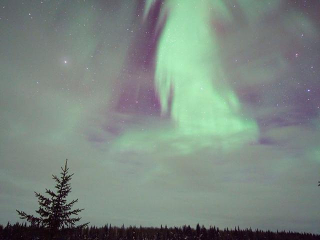 Ghost Aurora over Canada
