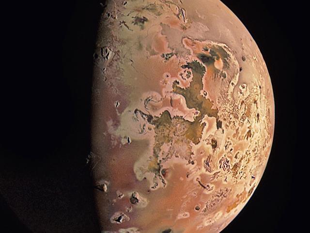Moon Io from Spacecraft Juno