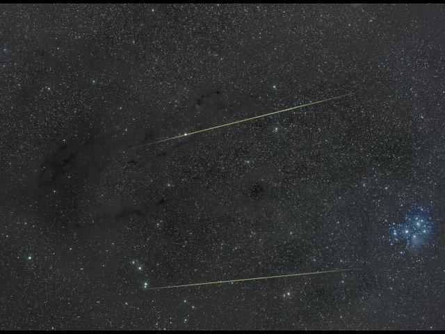 Orionids in Taurus