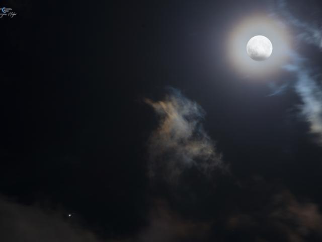 Jupiter by Moonlight